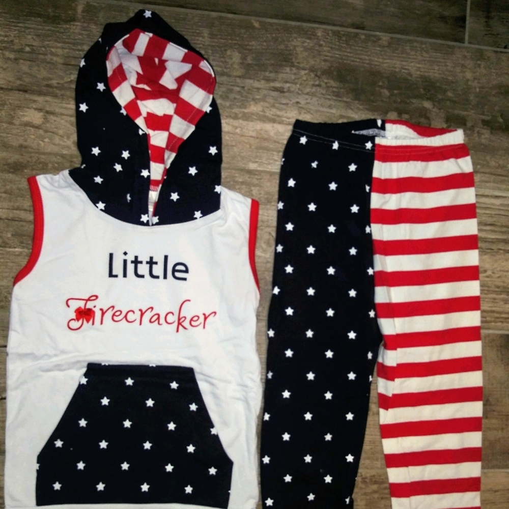 SALE 🇺🇸 Little Firecracker Patriotic Set